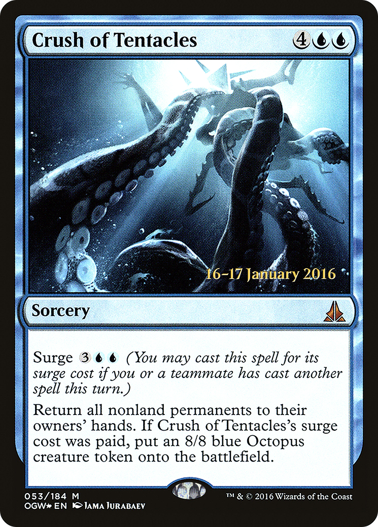Crush of Tentacles (53s) Foil - Oath of the Gatewatch Promos