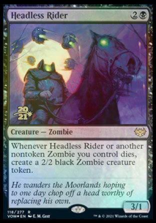 Headless Rider [Innistrad: Crimson Vow Prerelease Promos] | Silver Goblin