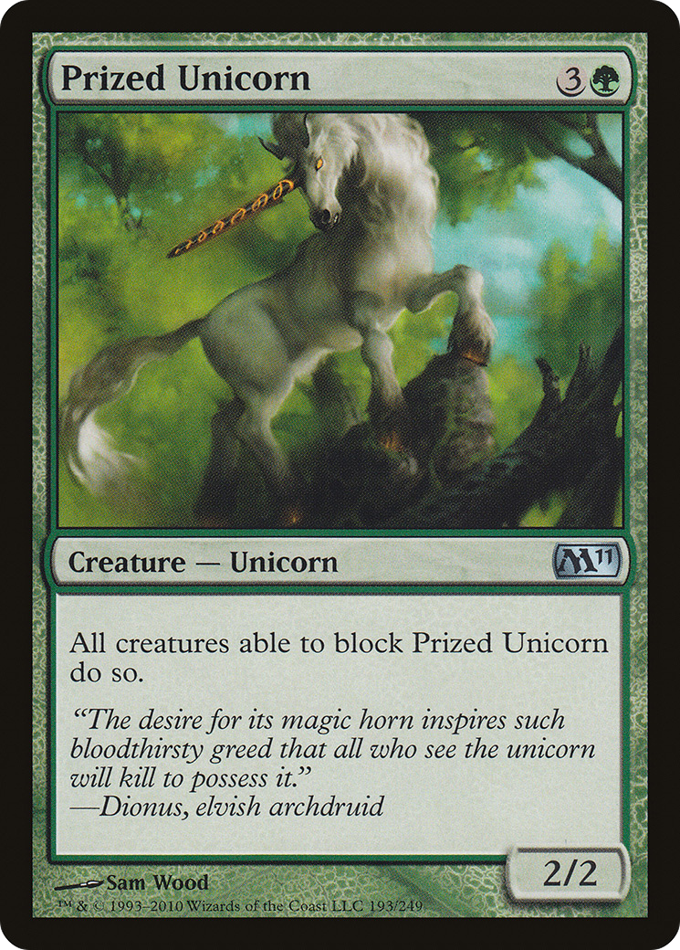 Prized Unicorn (193) - Magic 2011