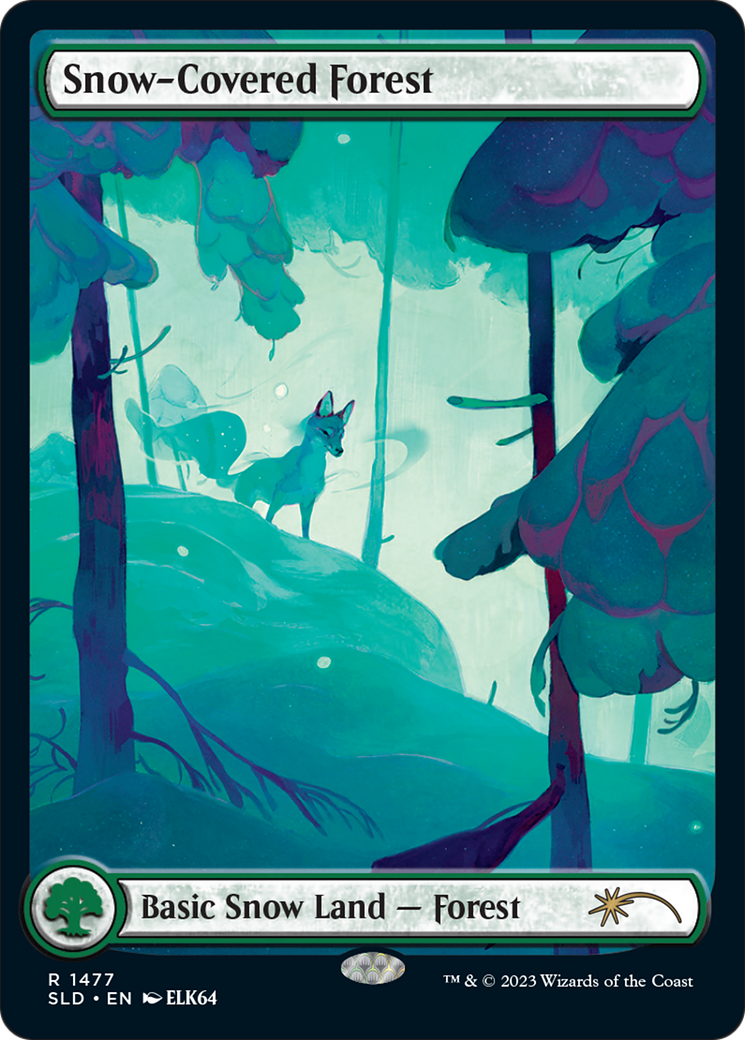 Snow-Covered Forest (1477) - Secret Lair Drop