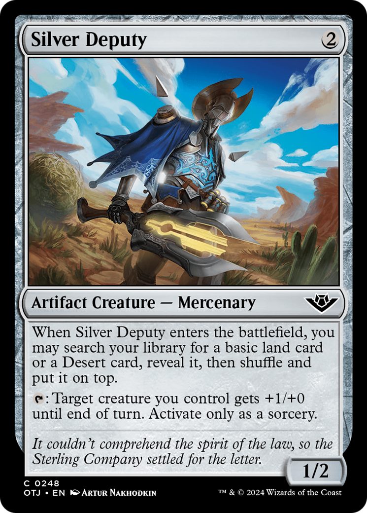 Silver Deputy (248) Foil - Outlaws of Thunder Junction