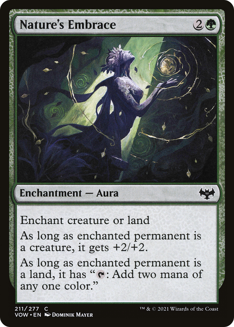 Nature's Embrace (211) Foil - Innistrad: Crimson Vow
