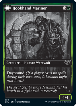Hookhand Mariner // Riphook Raider (470) Foil - Innistrad: Double Feature
