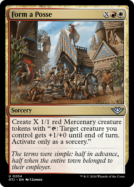 Form a Posse [Outlaws of Thunder Junction] Foil