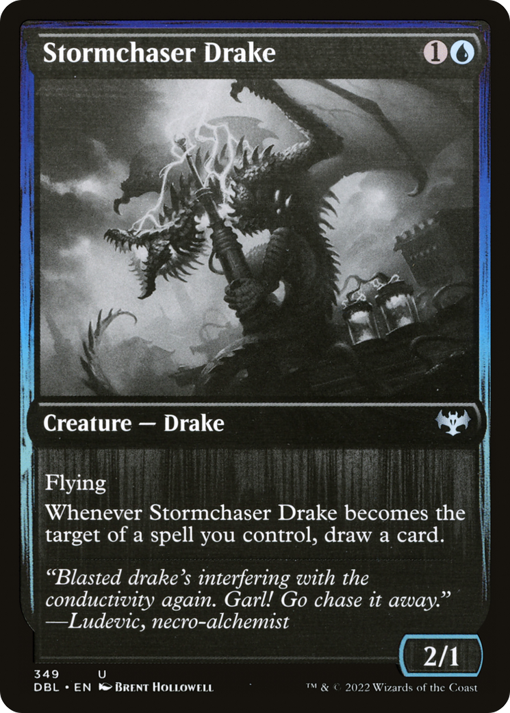Stormchaser Drake (349) Foil - Innistrad: Double Feature
