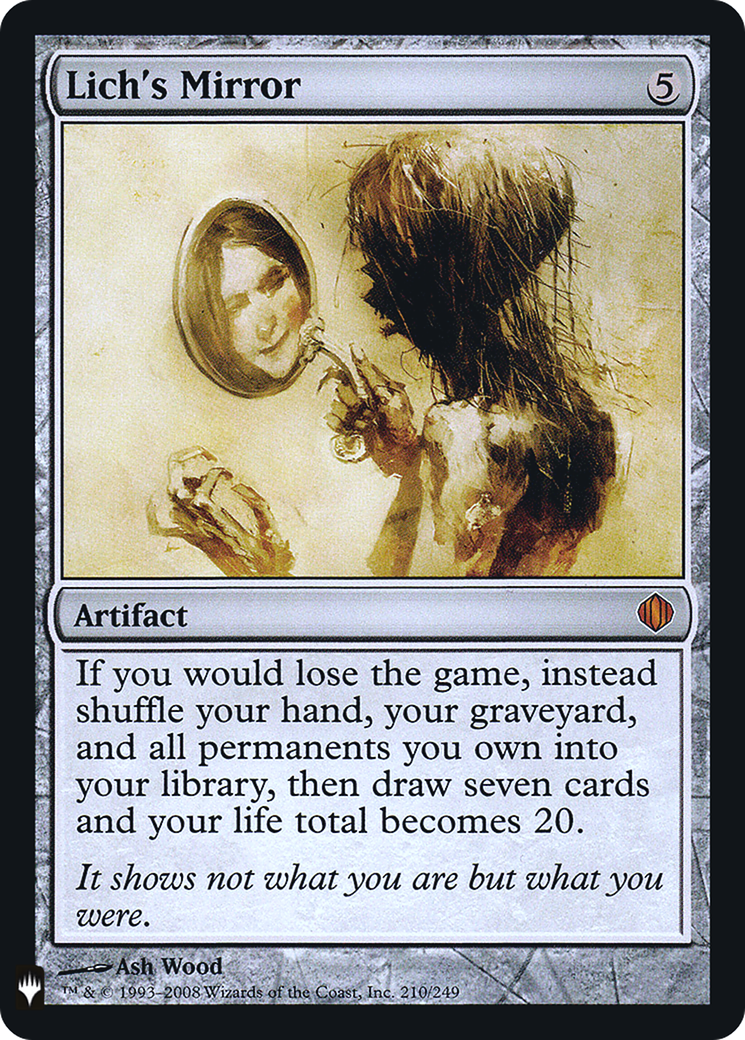 Lich's Mirror (ALA-210) Foil - The List