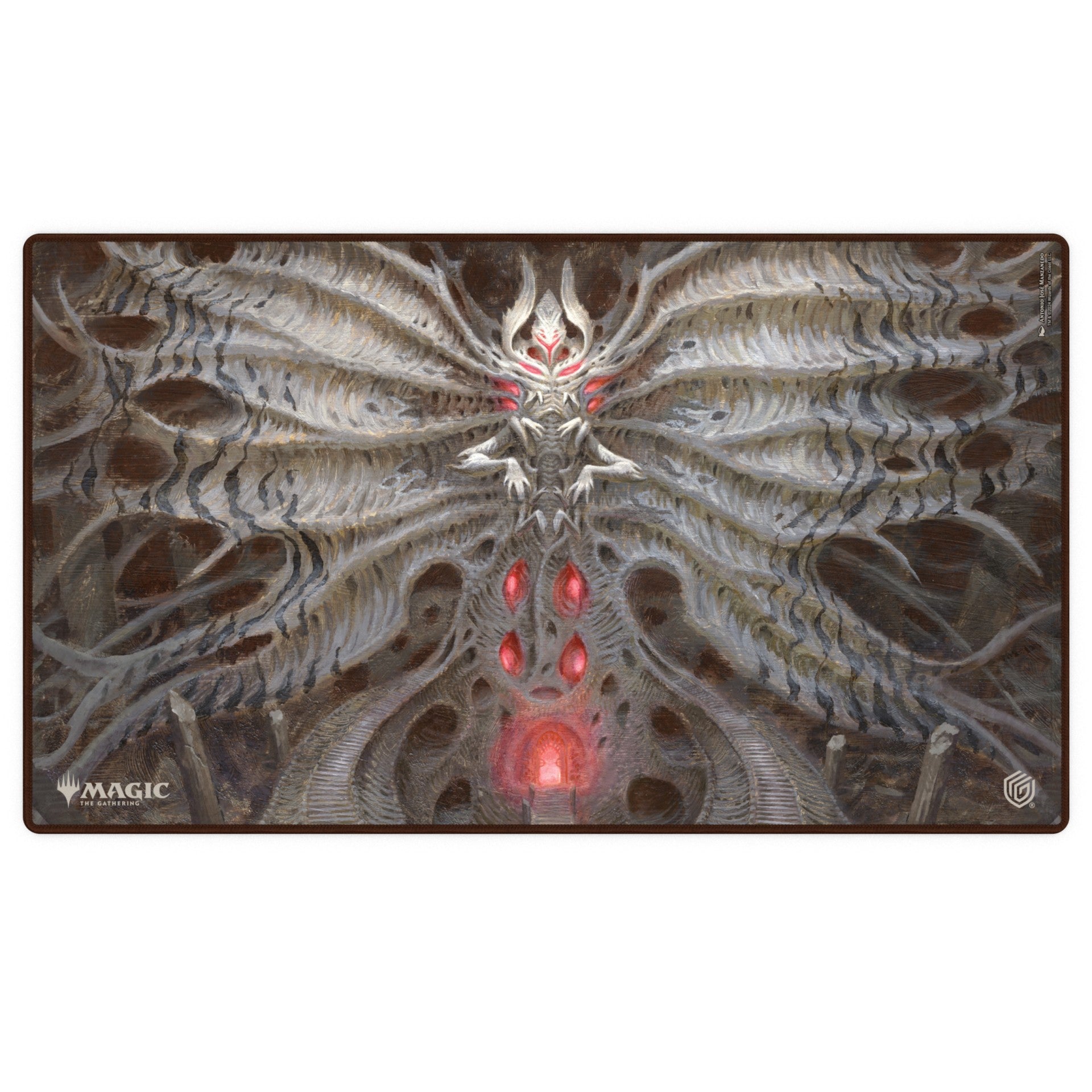 Duskmourn: House of Horror Playmat Valgavoth, Terror Eater | Silver Goblin