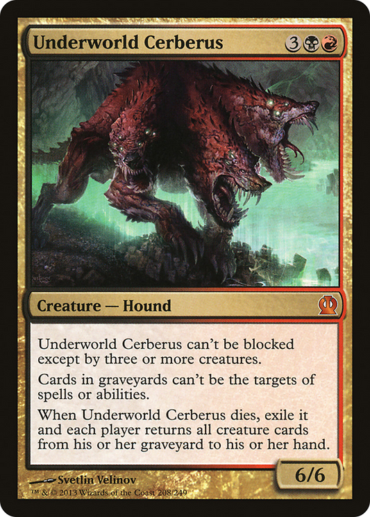 Underworld Cerberus [Theros] Foil
