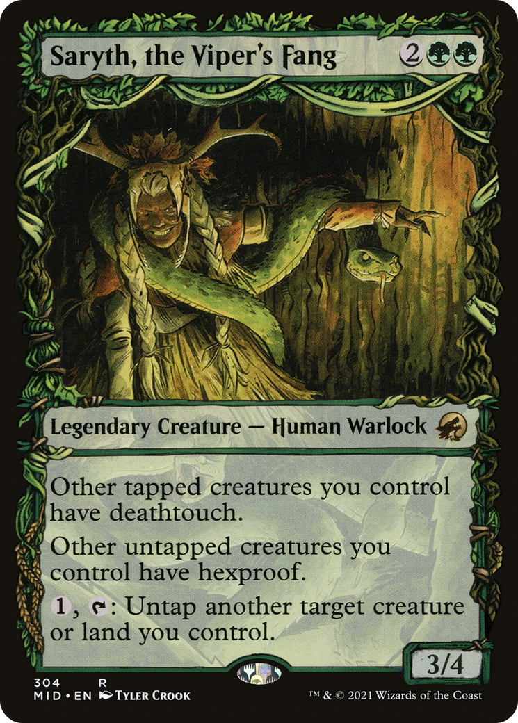 Saryth, the Viper's Fang (Showcase) (304) - Innistrad: Midnight Hunt