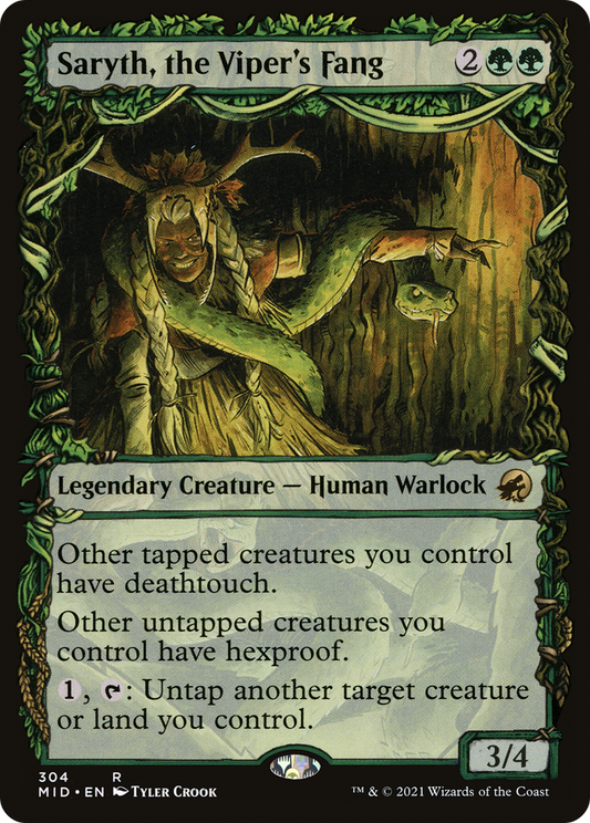 Saryth, the Viper's Fang (Showcase) (304) - Innistrad: Midnight Hunt