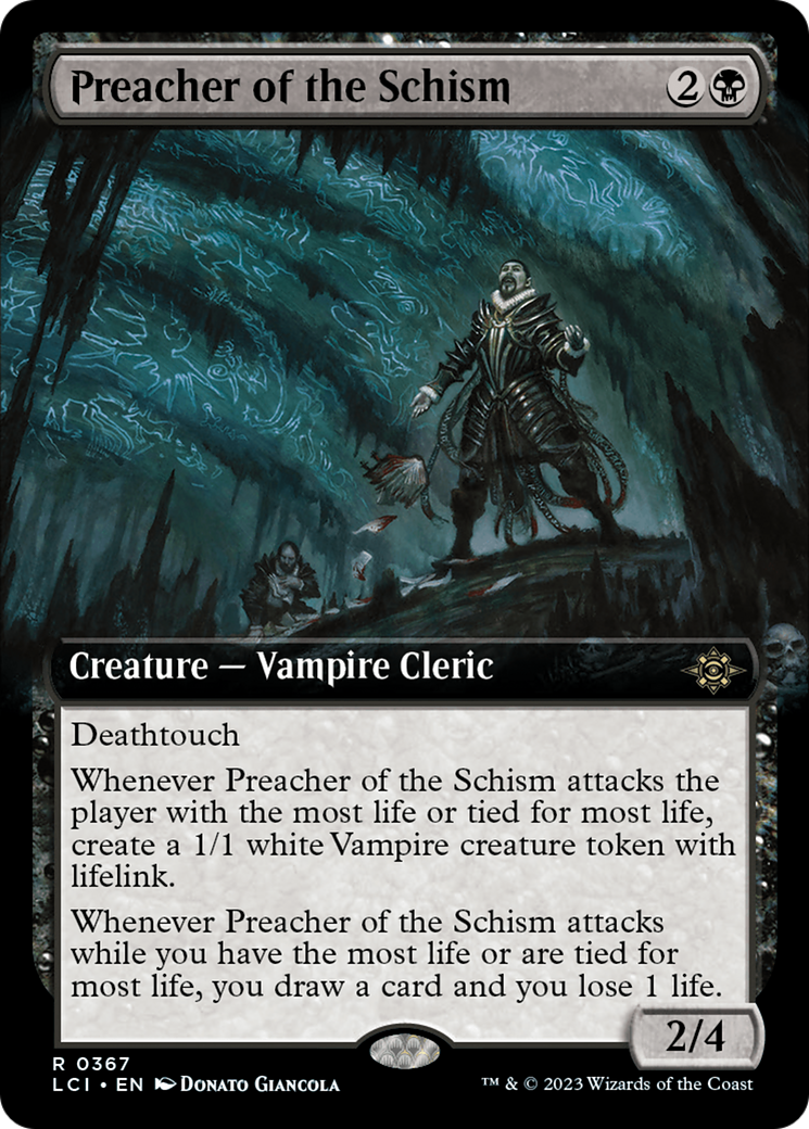 Preacher of the Schism (Extended Art) (367) Foil - The Lost Caverns of Ixalan