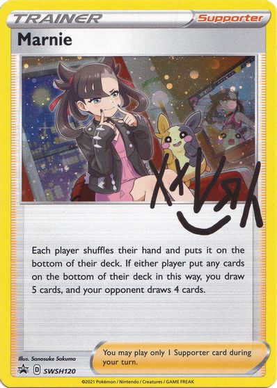 Marnie (SWSH120) [Sword & Shield: Black Star Promos] | Silver Goblin