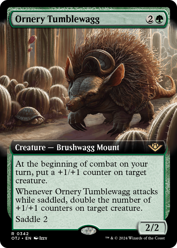 Ornery Tumblewagg (Extended Art) (342) - Outlaws of Thunder Junction