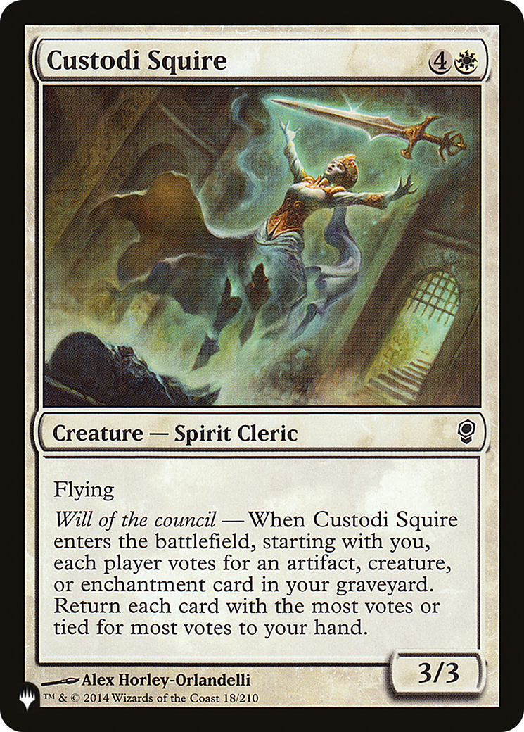 Custodi Squire (CNS-18) - The List