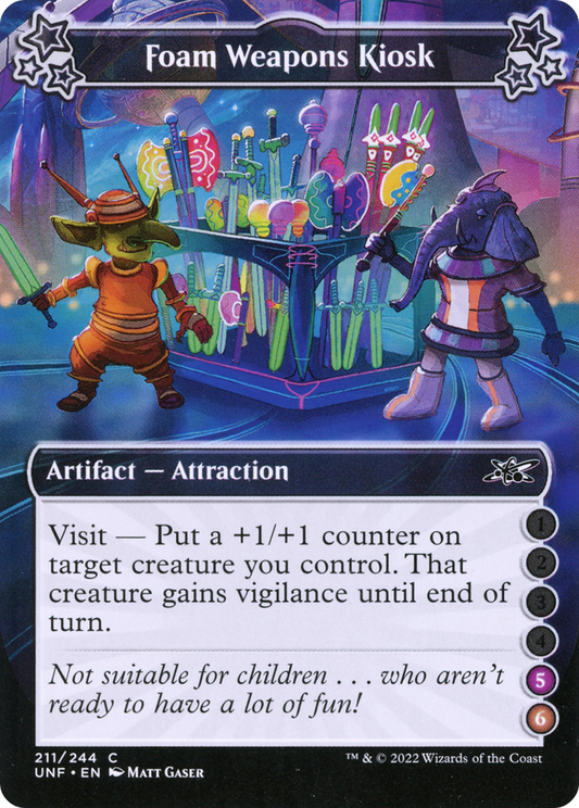 Foam Weapons Kiosk (5-6) [Unfinity] Foil
