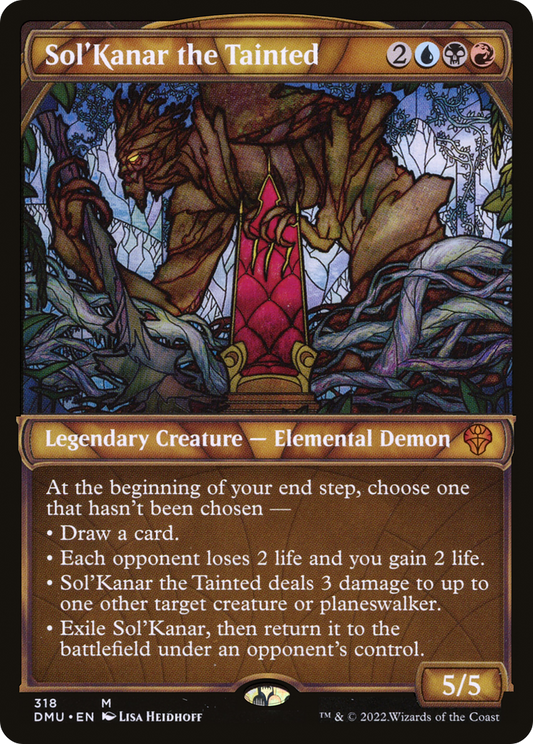 Sol'Kanar the Tainted (Showcase) [Dominaria United] Foil