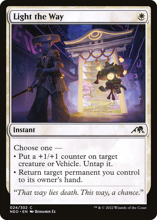 Light the Way (024) - Kamigawa: Neon Dynasty