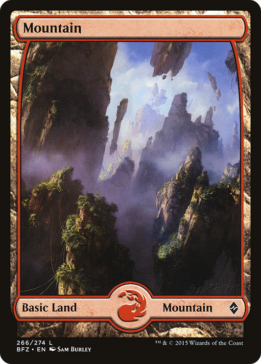 Mountain (266) - Battle for Zendikar