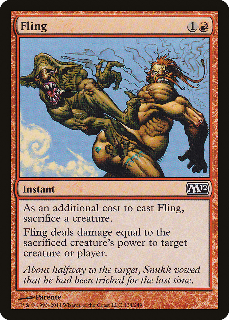 Fling (134) Foil - Magic 2012
