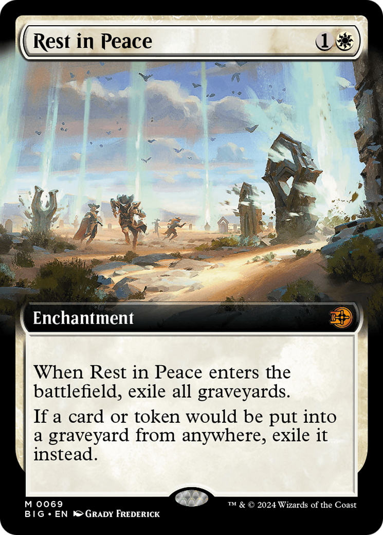 Rest in Peace (Extended Art) [Outlaws of Thunder Junction: The Big Score] Foil