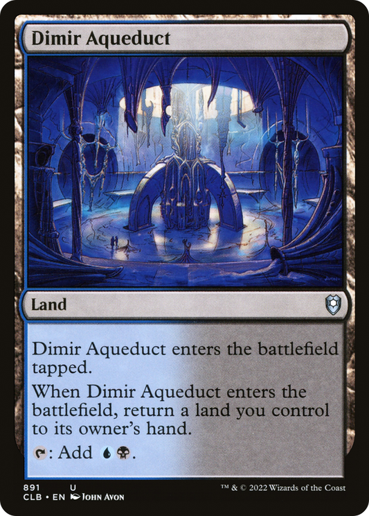 Dimir Aqueduct (891) - Commander Legends: Battle for Baldur's Gate