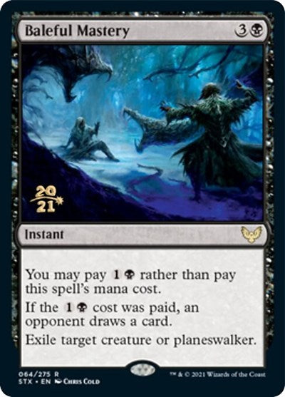 Baleful Mastery [Strixhaven: School of Mages Prerelease Promos] | Silver Goblin