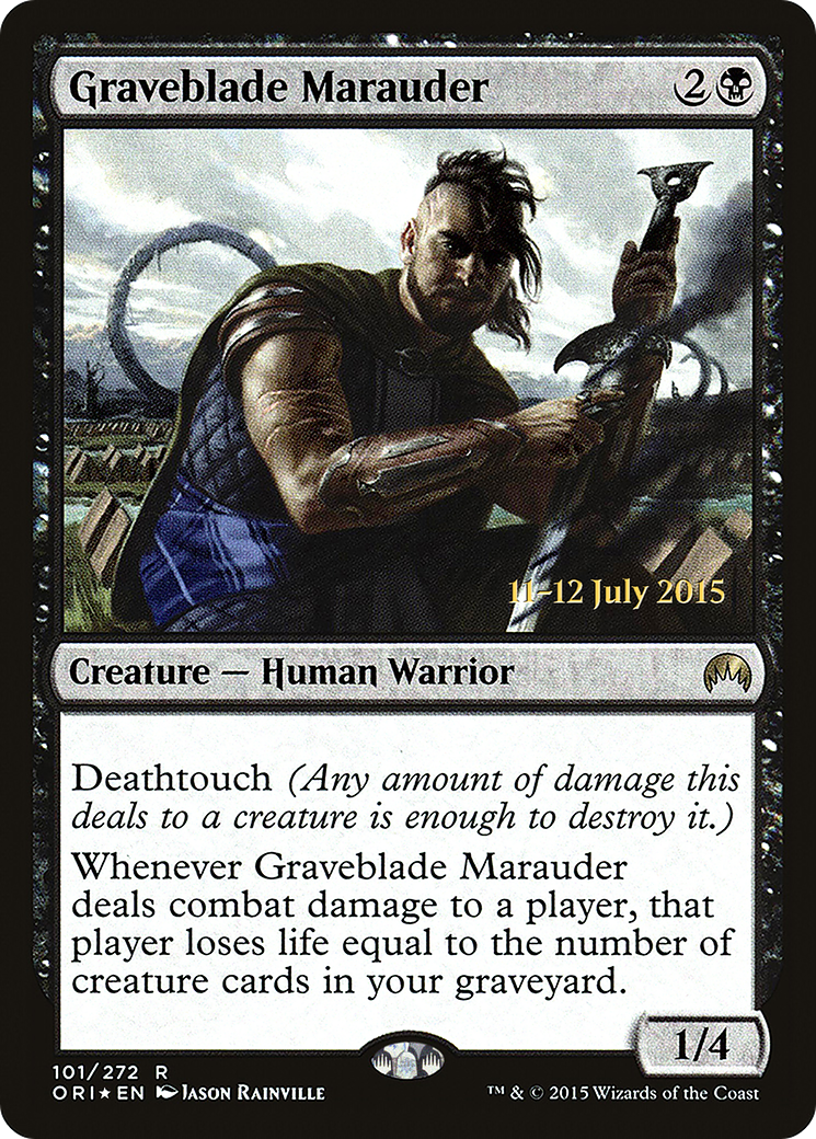 Graveblade Marauder (101s) Foil - Magic Origins Promos