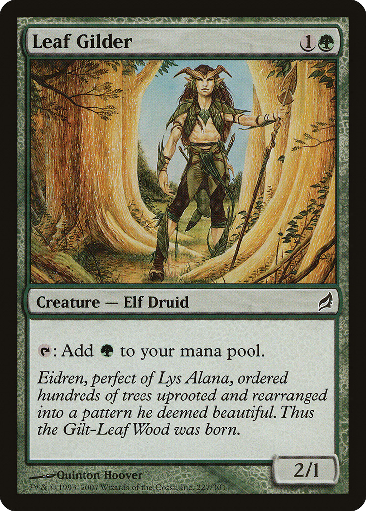 Leaf Gilder (227) Foil - Lorwyn
