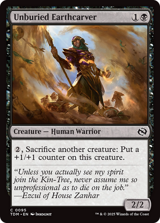 Unburied Earthcarver (095) Foil - Tarkir: Dragonstorm