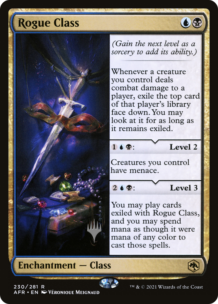 Rogue Class (230) Foil - Adventures in the Forgotten Realms Promos