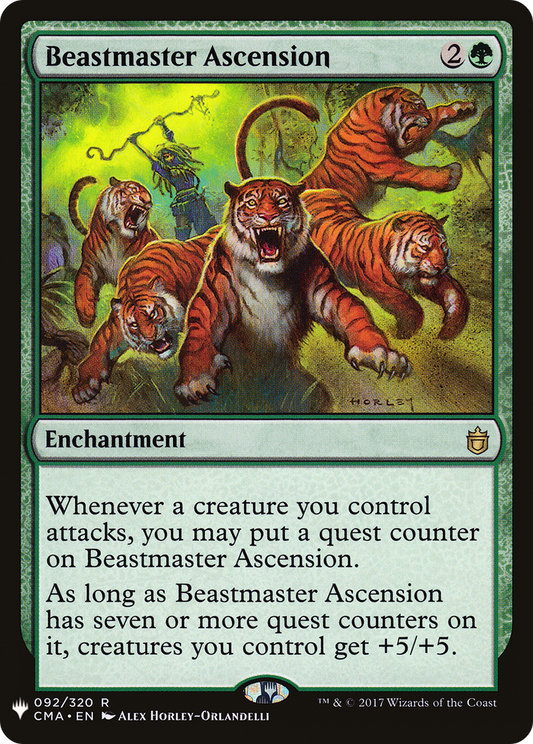 Beastmaster Ascension (CMA-92) - The List