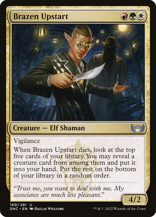 Brazen Upstart (169) Foil - Streets of New Capenna