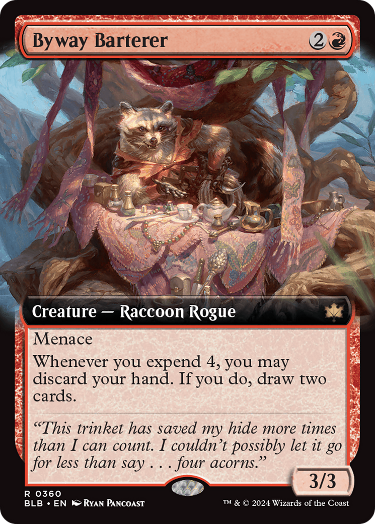 Byway Barterer (Extended Art) [Bloomburrow] Foil