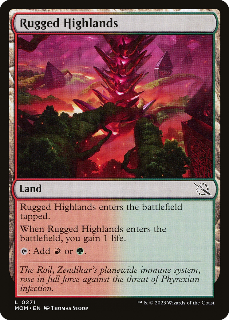 Rugged Highlands (271) Foil - March of the Machine