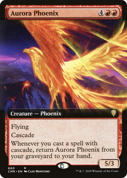 Aurora Phoenix (Extended Art) (660) - Commander Legends