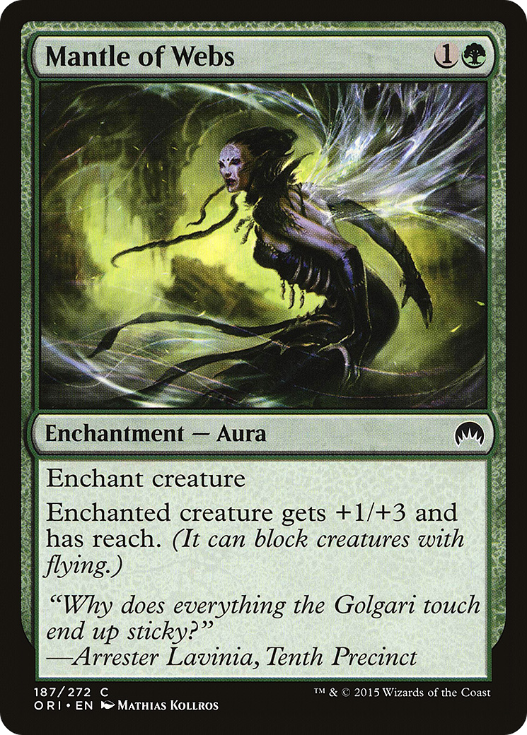 Mantle of Webs (187) Foil - Magic Origins