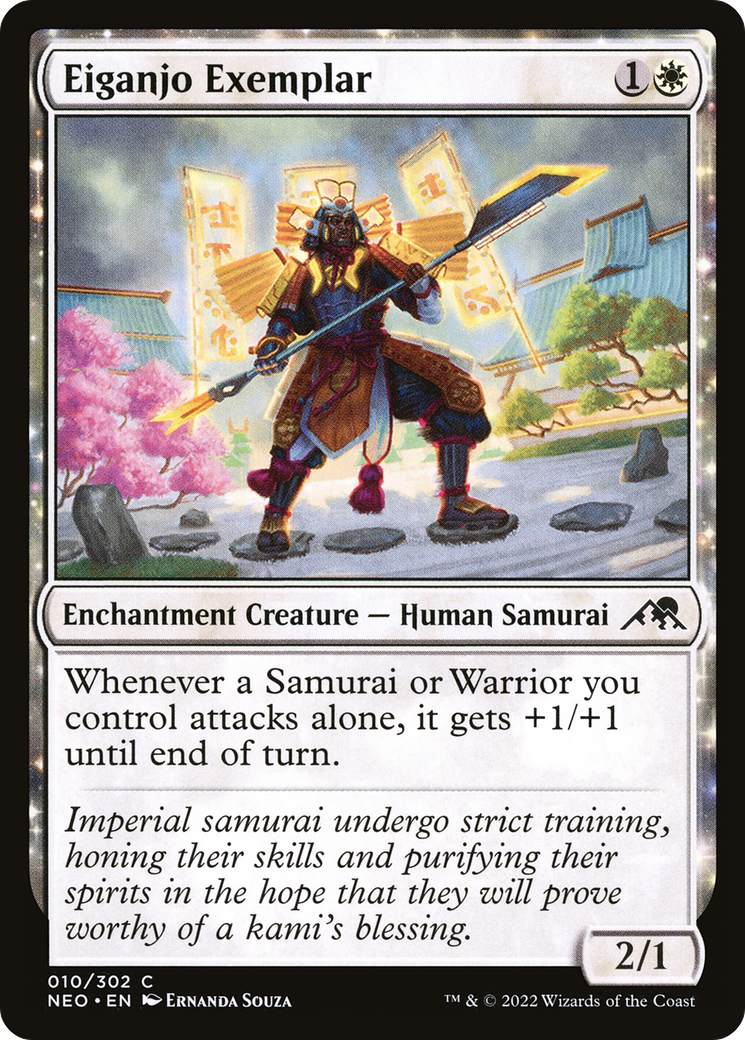 Eiganjo Exemplar (010) Foil - Kamigawa: Neon Dynasty