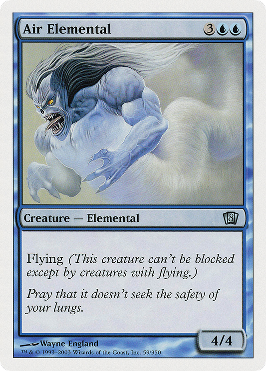 Air Elemental (059) Foil - Eighth Edition