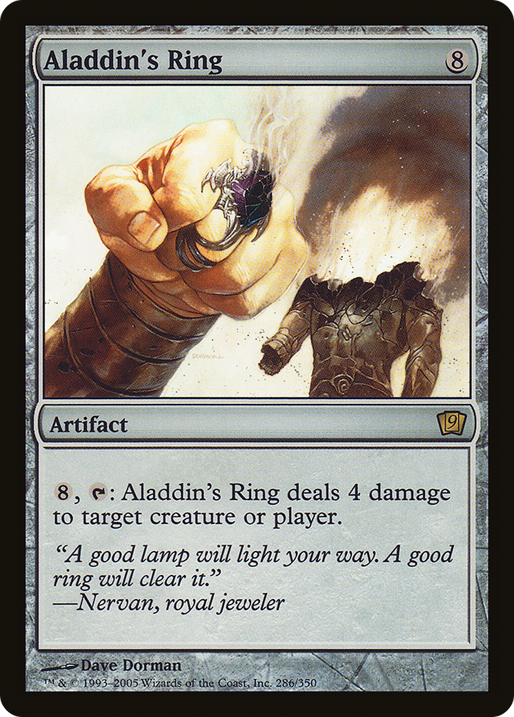 Aladdin's Ring (286) Foil - Ninth Edition