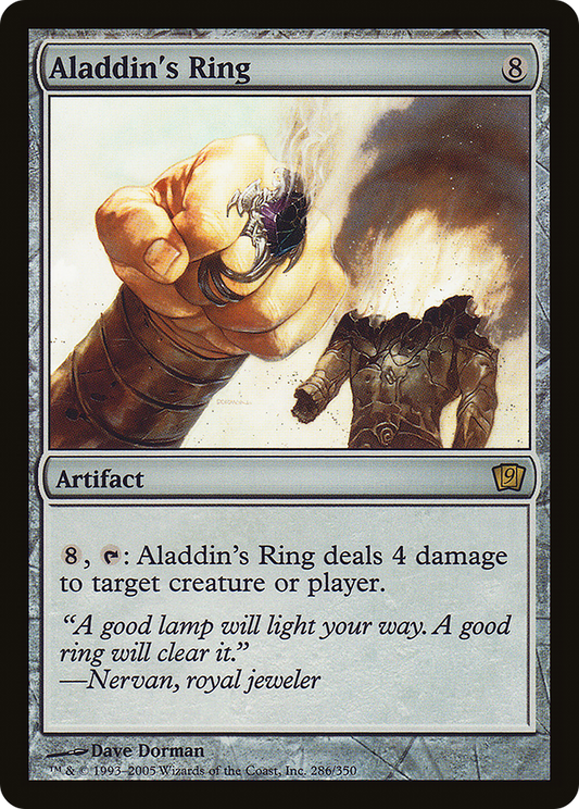 Aladdin's Ring (286) Foil - Ninth Edition