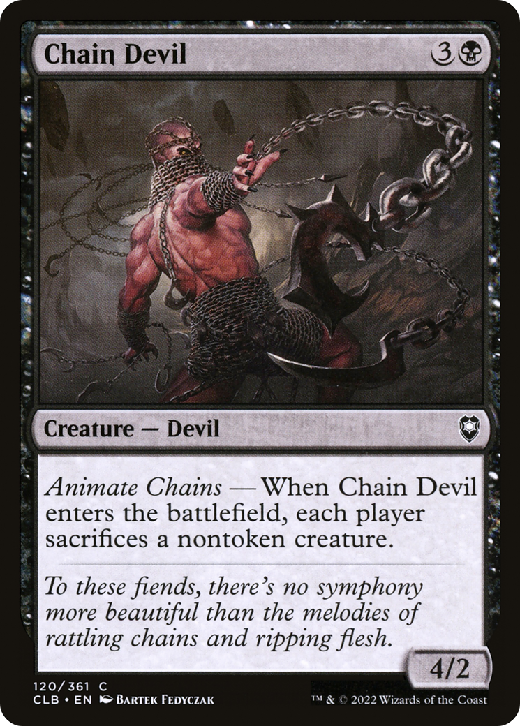 Chain Devil [Commander Legends: Battle for Baldur's Gate] Foil