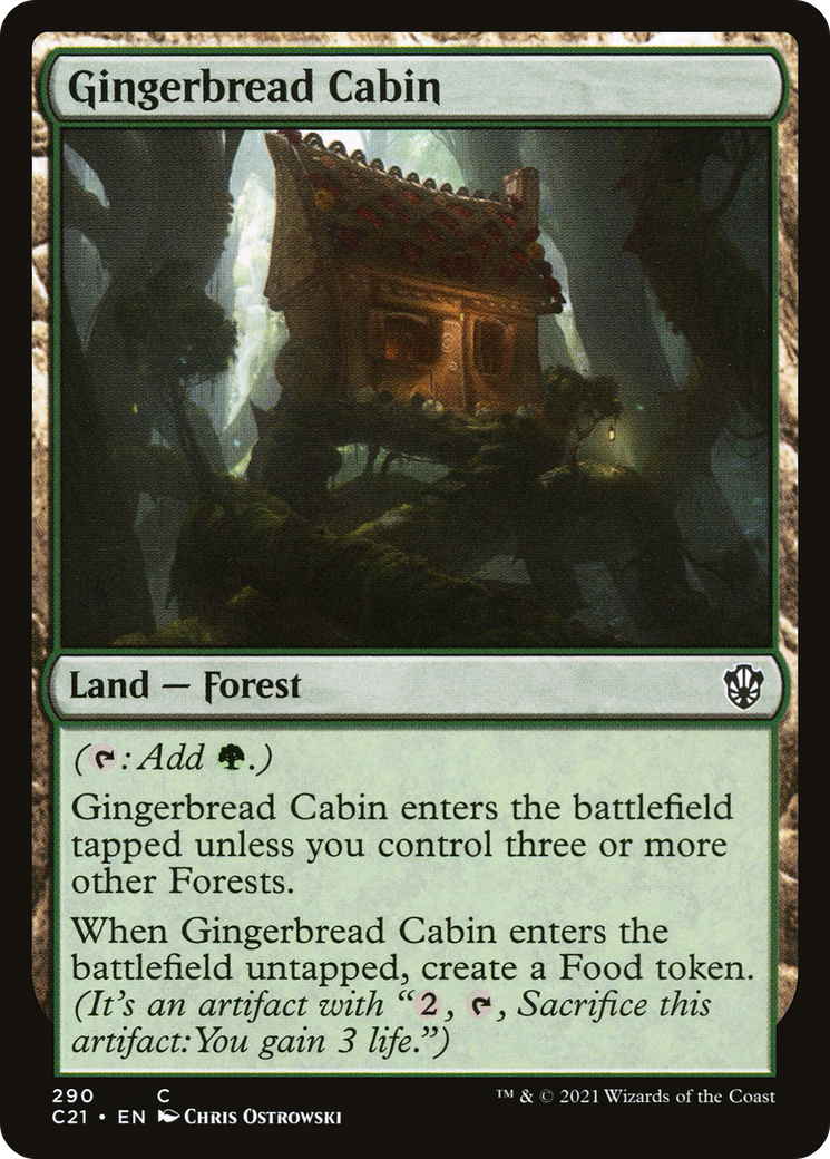 Gingerbread Cabin (290) - Commander 2021