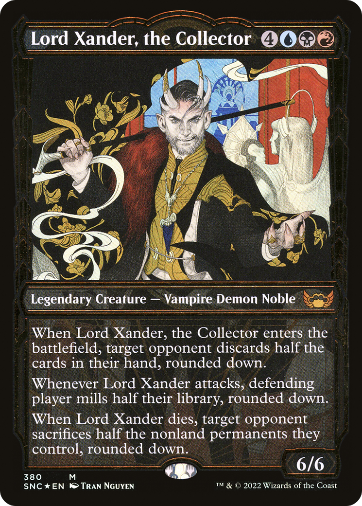 Lord Xander, the Collector (Gilded Foil) (380) Foil - Streets of New Capenna