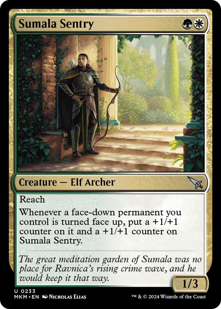 Sumala Sentry (233) Foil - Murders at Karlov Manor