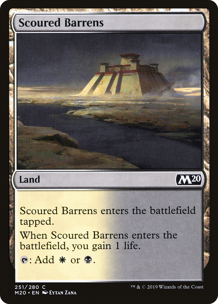 Scoured Barrens (251) - Core Set 2020