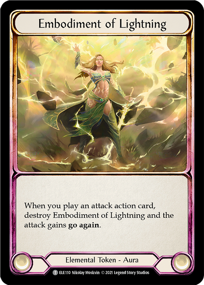 Embodiment of Earth // Embodiment of Lightning (ELE109) 1st Edition  - Tales of Aria