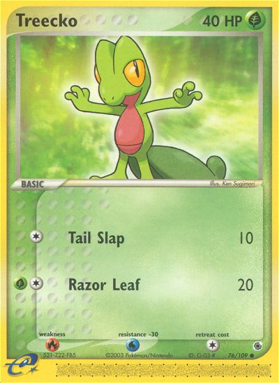 Treecko (76/109) [EX: Ruby & Sapphire] | Silver Goblin