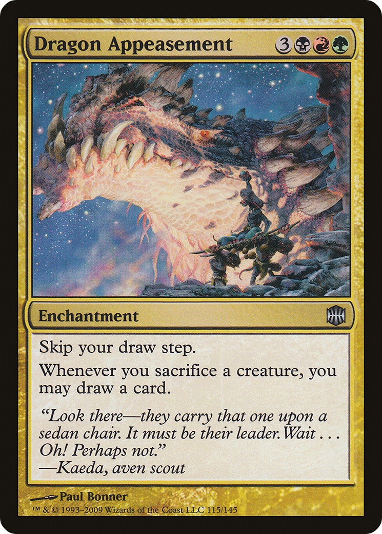 Dragon Appeasement (115) Foil - Alara Reborn