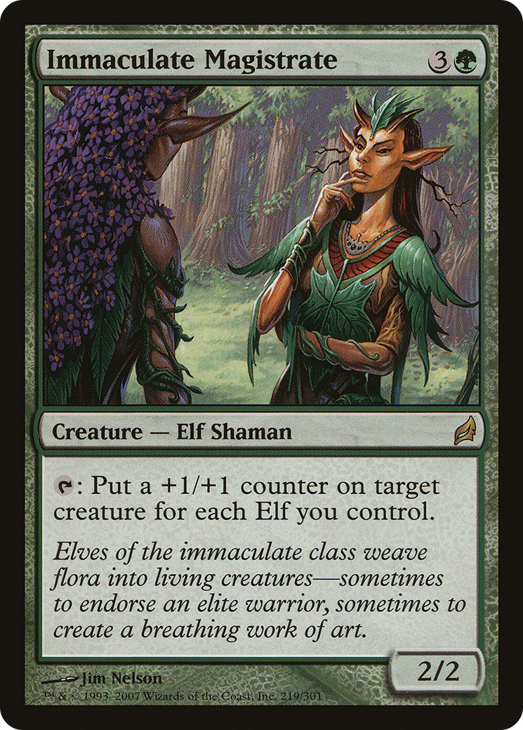 Immaculate Magistrate (219) Foil - Lorwyn