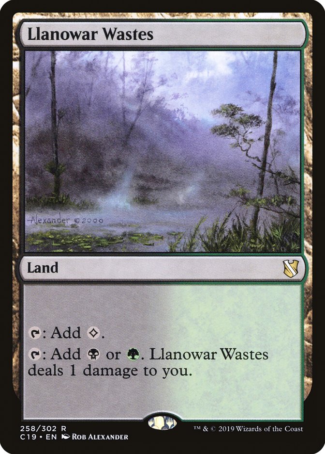 Llanowar Wastes [Commander 2019] | Silver Goblin